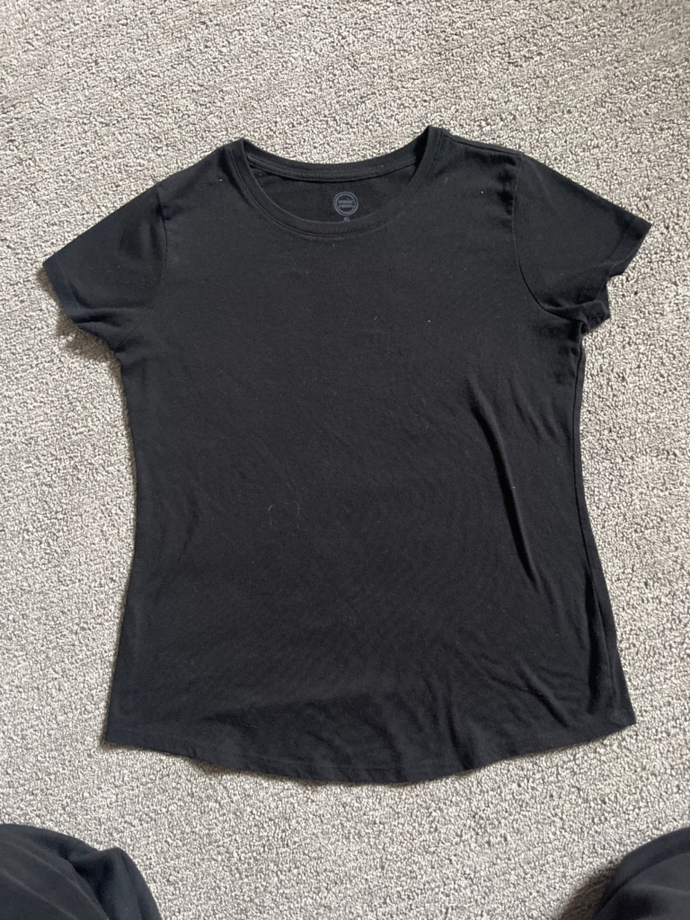 Girls Black Tee size 14-16
